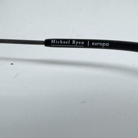 Michael Ryen Eyeglasses Frames MRM-130 Silver PureFlex Half Rim 54-18-145 H16961 - Picture 6 of 7